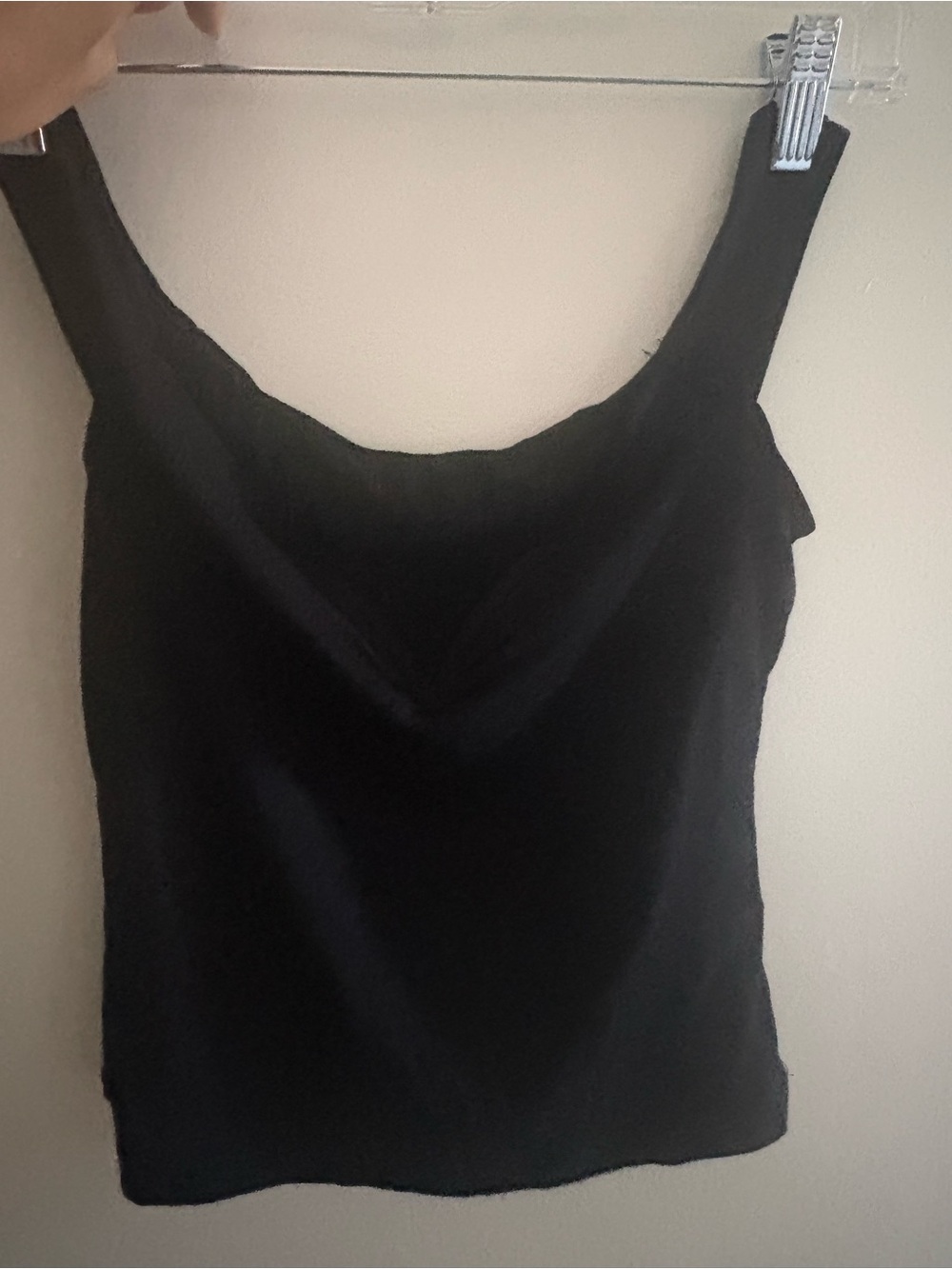 Black Cowl Neck Tank Top - Women